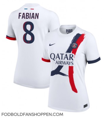 Paris Saint-Germain Fabian Ruiz #8 Udebanetrøje Dame 2024-25 Kortærmet